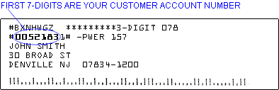 Subscriber label Sample subscriber label
