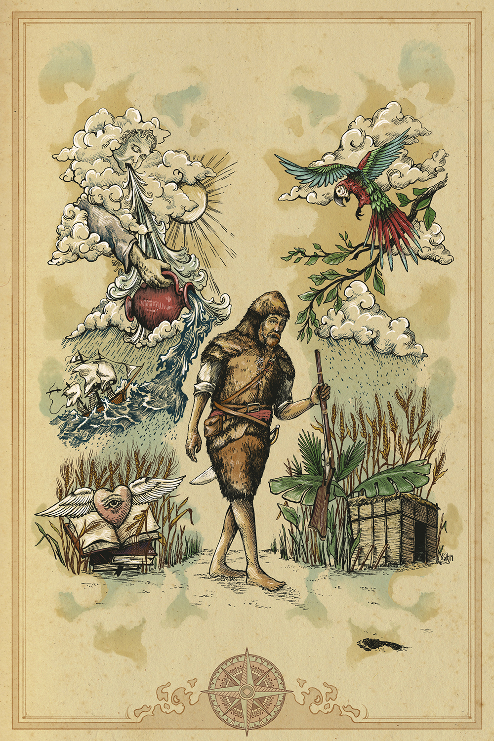 robinson crusoe as an allegory